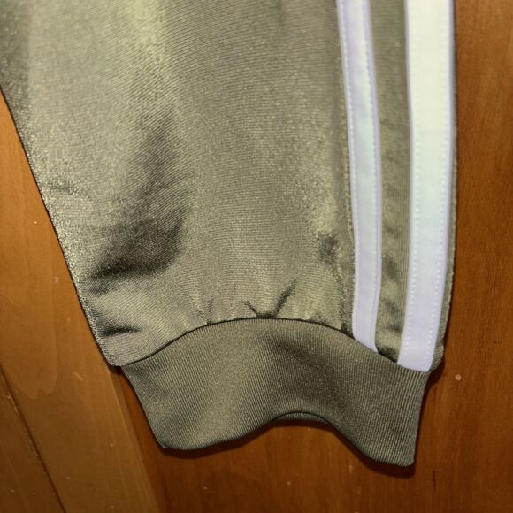 Adidas Men PrimeGreen Pants Track Jogger Stretch Athletic XS Green White Logo - Picture 6 of 9